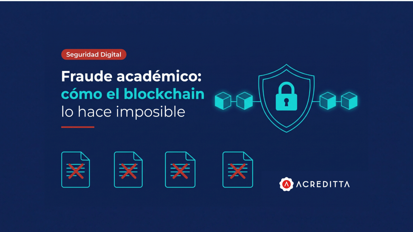 Fraude académico: microcredenciales con Blockchain